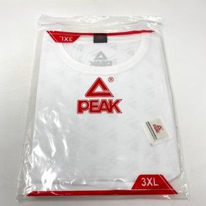 PEAK White Short Sleeve T-Shirt